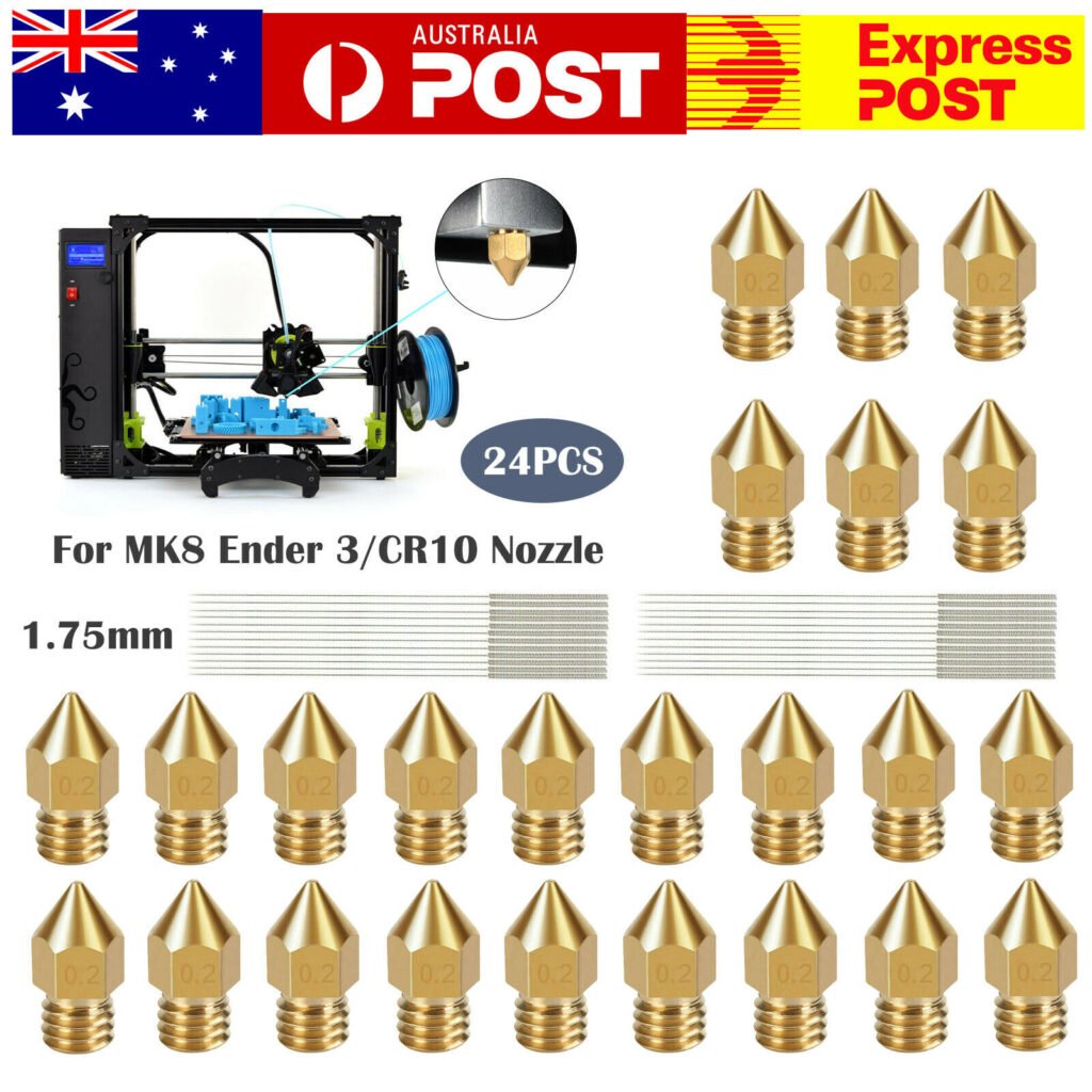 0.4 mm Nozzle and Throat Set for 3D Printers product image