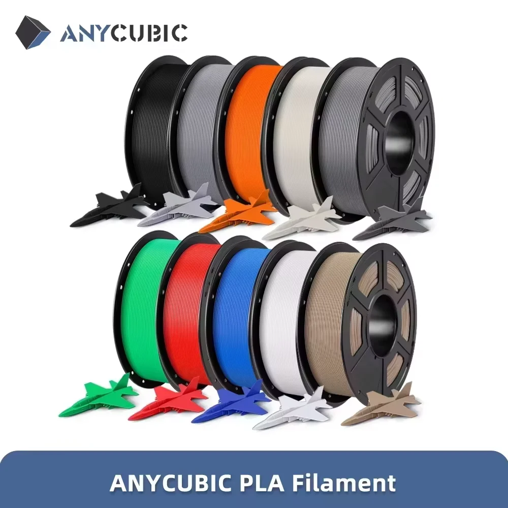 3D printer filament spool for comparing common materials