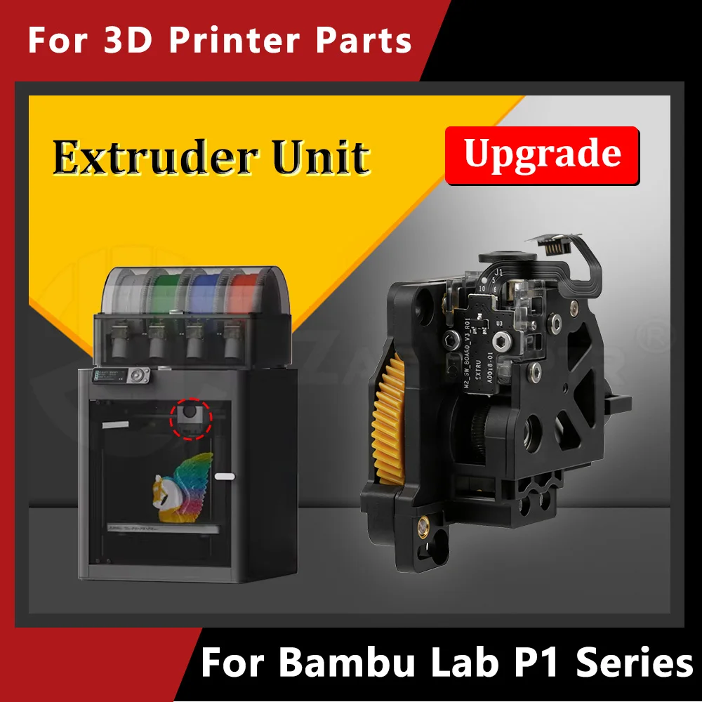 Full Set Extruder Assembly for Bambu Lab P1 Series 3D Printer P1P P1S Smooth Feeding Durable for 3D Printer accessories