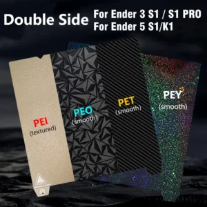 For Ender 3 V3 KE Build Plate Texture Pei Spring Steel 235x235 310x315mm PEO Sheet For Creality K1/K1C/K1 Max/Ender3 V3 SE/S1Pro