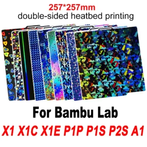 X1C P1P P1S P2S A1 X1 Build Plate for Bambu Lab A1 Smooth PEI Sheet PEO PET for Bambulab A1 P1P 3D Printer Heatbed Build Plate