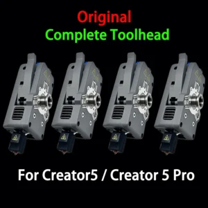 Original For Flashforge Creator 5 Extruder Hotend Kit Shell Extrusion Head Assembly with Cooling Fan, Nozzle 3D Printer Parts